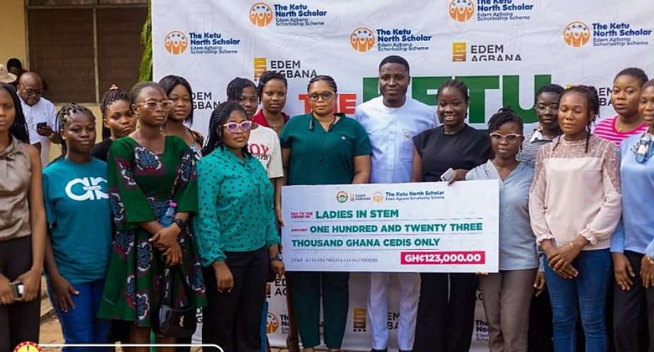 Second cohort of 400 studentsbenefitfrom Edem Agbana scholarship scheme in Ketu North