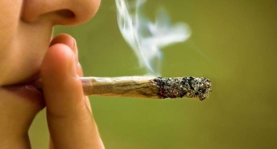 Smoking of banned substance marijuana at Berekums Golden City Park is normal