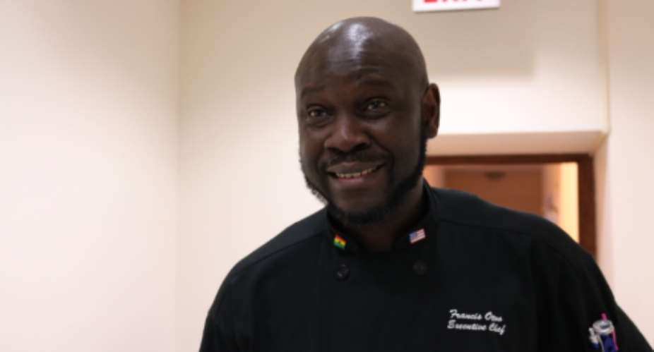 Executive Chef Francis Otoo of Ghana prepares for 2017 Embassy Chef Challenge