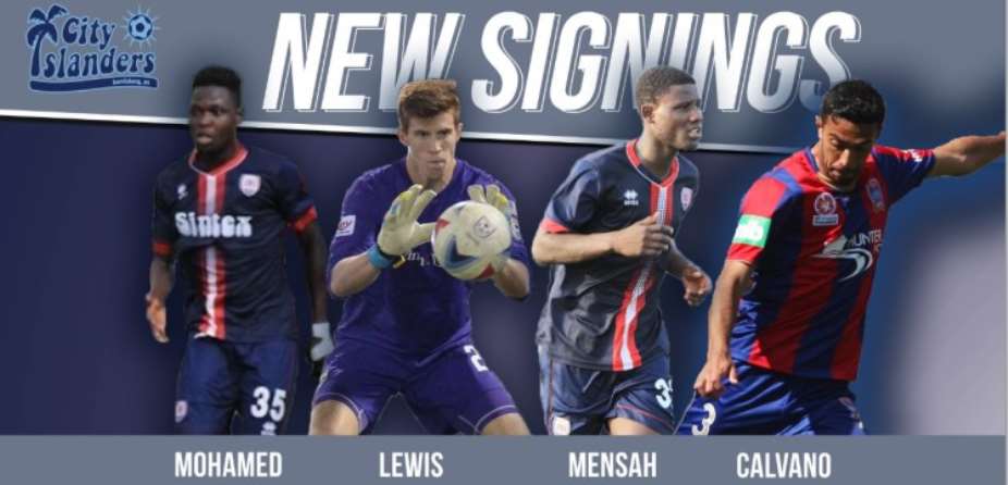 USL side Harrisburg City Islanders unveil Inter Allies duo Ropapa Mensah and Abass Mohammed