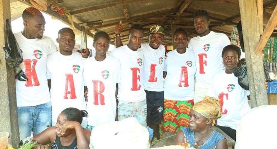 Karela FC Players Tour Local Market To Promote First Ever Ghana Premier League Home Match