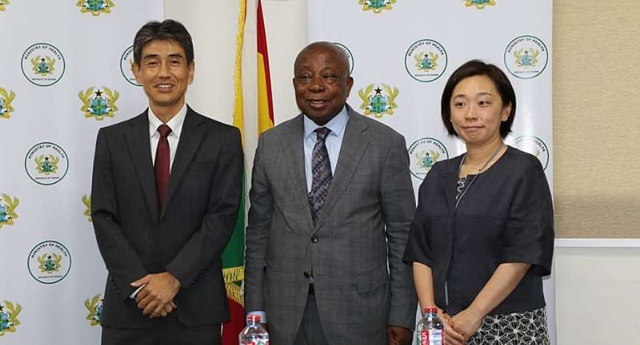 A delegation from JICA pays courtesy call on health minister