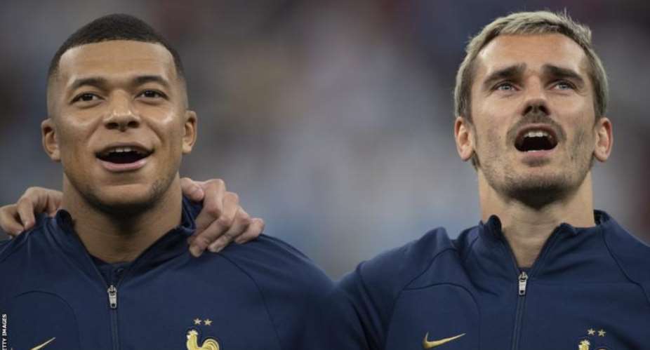 Mbappe and Griezmann are both in the France squad to play the Netherlands on Friday