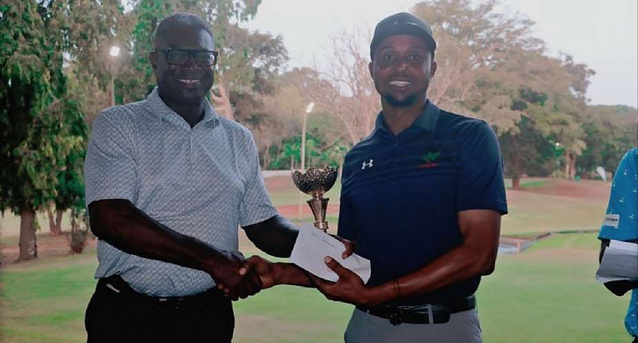 Vincent Torgah beats 53 other pro golfers to win PGA Captain’s Prize tournament at Achimota