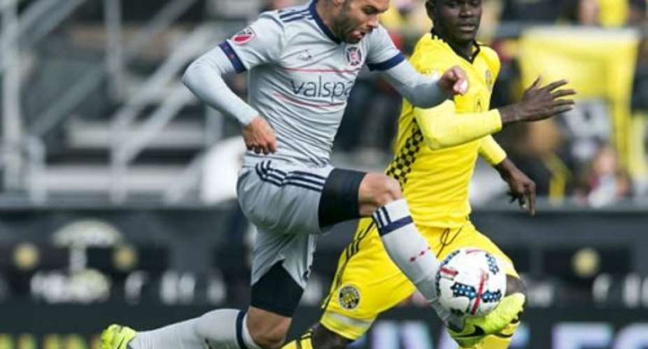 Jonathan Mensah returns from one-match ban as Columbus Crew host Portland Timbers