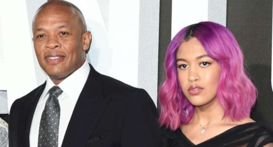 Dr Dre pictured here with daughter Truly joked