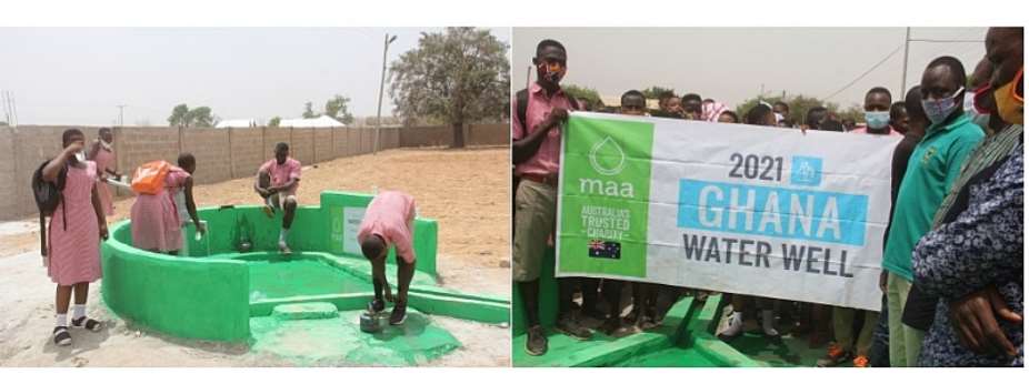 Addressing water shortages: MMA International provides 2 boreholes for Bawku SHS