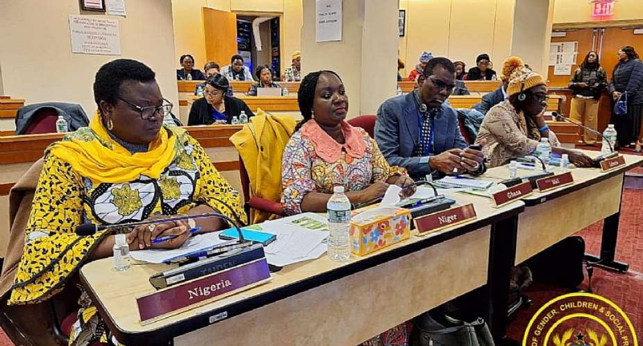 Ghana's delegation champions women's role in Green Transition at UN Event