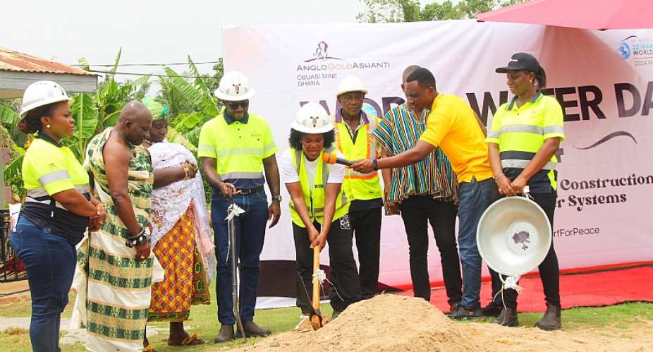 World Water Day: AGA, Obuasi Mine begins construction of water systems for 3 communities