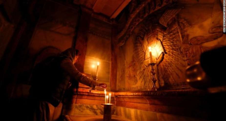 Site of Jesus' tomb re-opens following painstaking restoration in Jerusalem