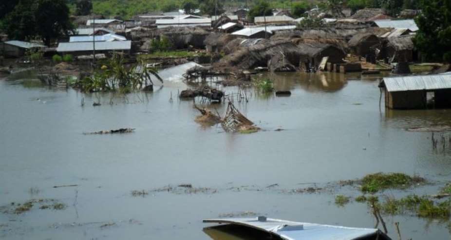 A Flooded Village In Ghana