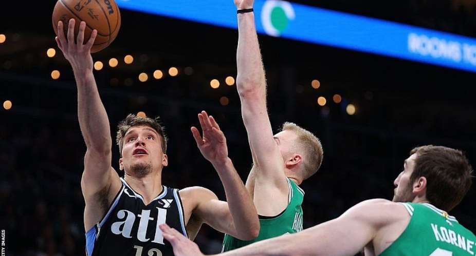 GETTY IMAGESImage caption: Bogdan Bogdanovic scored 22 points to help spark Atlantas fightback