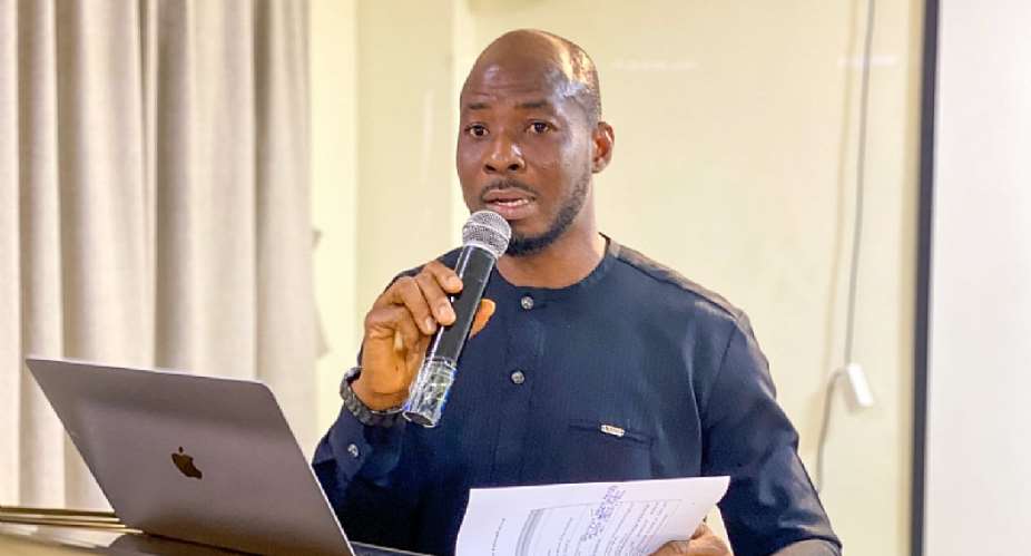 Dr. Kojo Impraim, Director of Media for Peace and Social Cohesion at the Media Foundation for West Africa (MFWA)