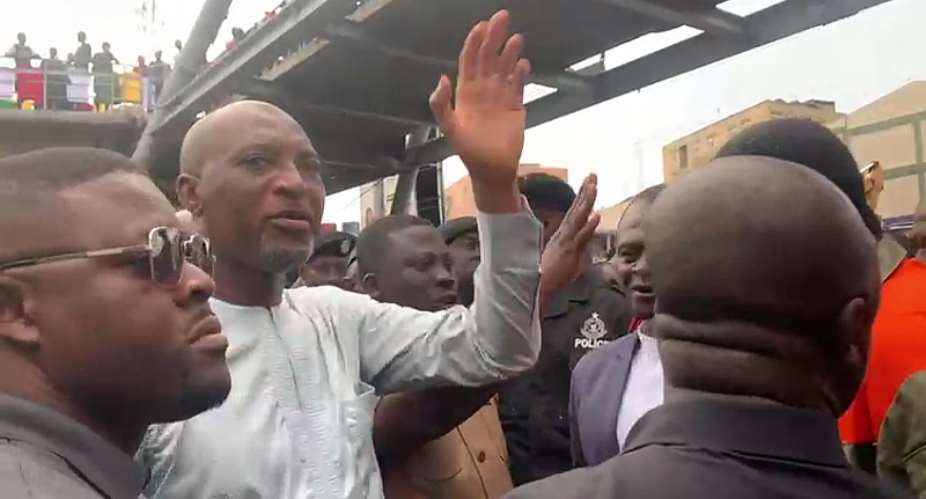 Kumasi Adum PZ fire victims reject rice and oil from Interior Minister