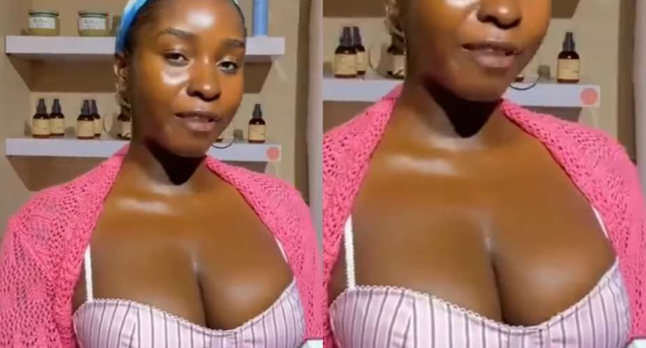 Revealing outfit sparks debate as lady uses unconventional way to preach gospel