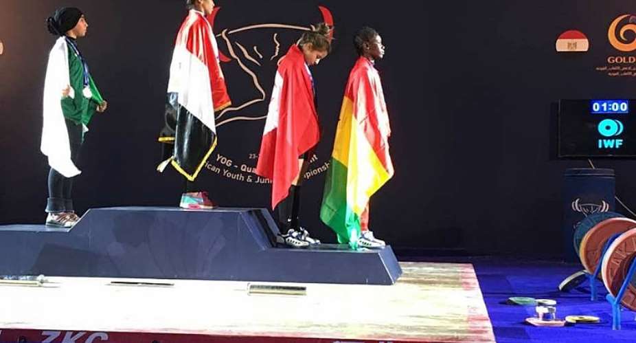 Winny Ntumi Wins Ghanas First Medal At Africa Youth Weightlifting Championship