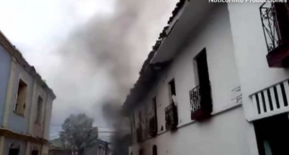 Colombia Car Bomb blast injures 16 persons