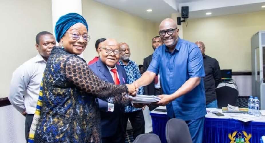 Sophia Akuffo, Prof. Mike Oquaye submit constitutional reform proposals to CRC