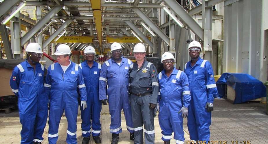 Deputy Energy Minister, Petrocom, GNPC, VRA, Others Visit FPSO Kwame Nkrumah