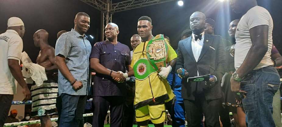 Patrick Allotey reclaims WBO Africa Super Welterweight title by knocking out Hamisi Maya