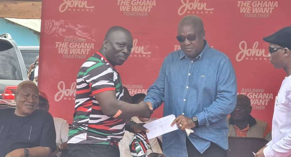 NDC Race: Ellembelle NDC Chairman supports Mahama with GHC1,000