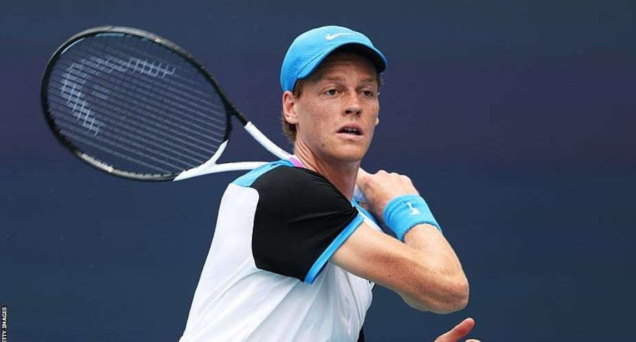 GETTY IMAGESImage caption:Jannik Sinner is first player on the ATP Tour to win 20 matches this season