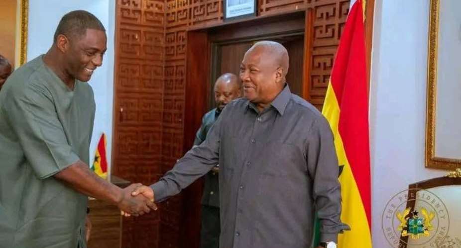 Idris Elba meets President Mahama, proposes Film and Creative Village near Osu Castle