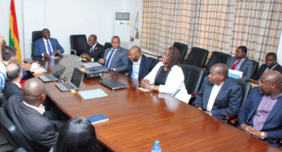 MTN Ghana Executive Committee Pays Courtesy Call On Vice President Dr. Mahamudu Bawumia