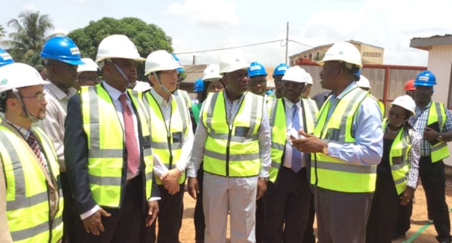 Energy Minister cuts sod for Accra power reinforcement project