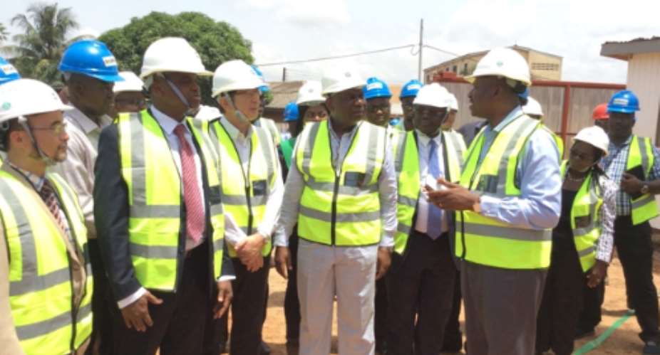 Energy Minister Cuts Sod For Project For Reinforcement Of Power Supply To Accra Central