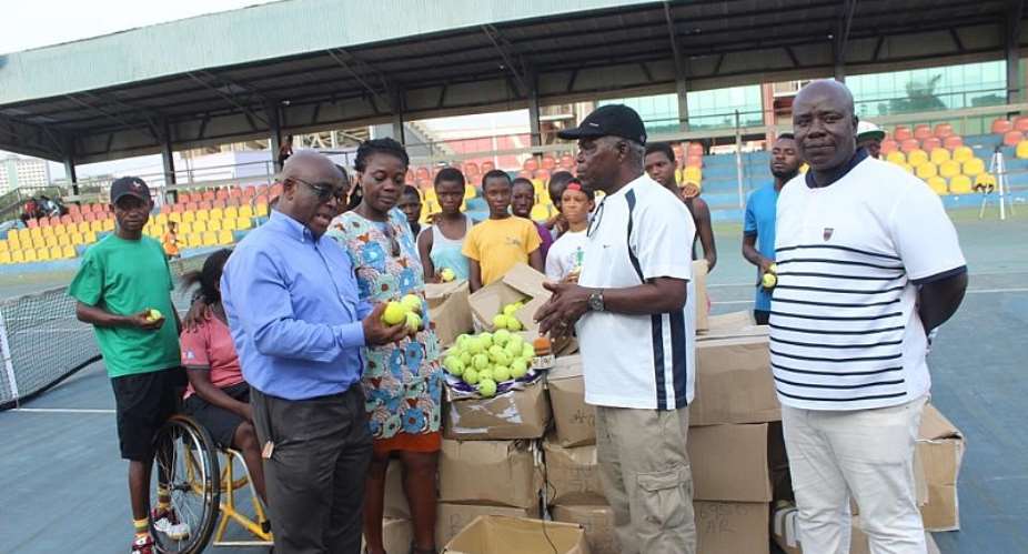 Soliver Foundation Donates To Ghana Tennis Federation