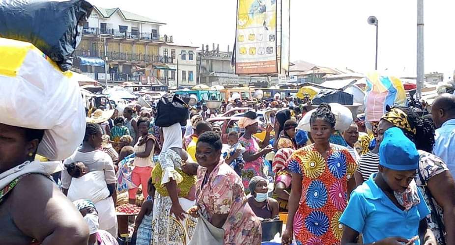 Panic Buying, Food Price Hikes, Human And Vehicular Traffic Hit Kumasi
