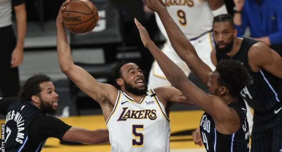 The LA Lakers are fourth in the Western Conference