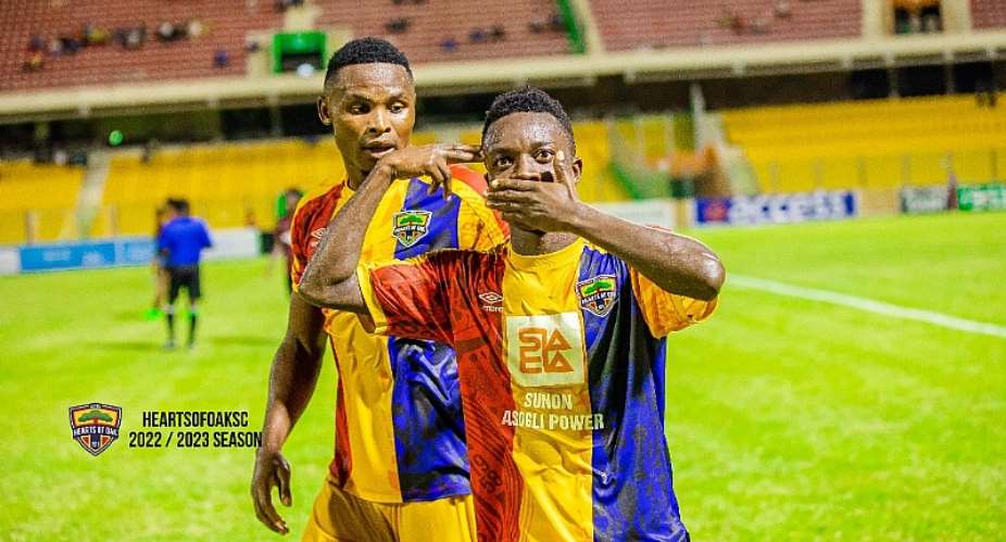 Match Report: Hearts of Oak back in the race for Ghana Premier League title after beating Accra Lions