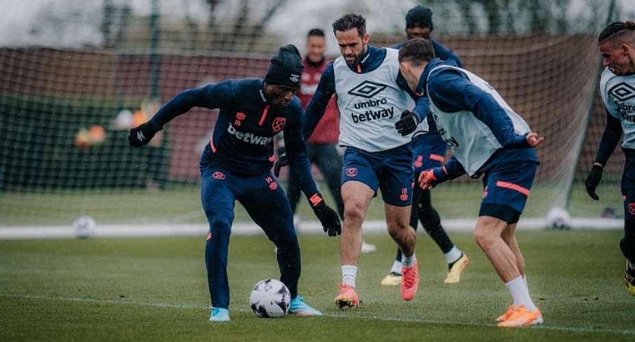 Mohammed Kudus trains with West Ham teammates ahead of Newcastle match after missing Nigeria, Uganda games