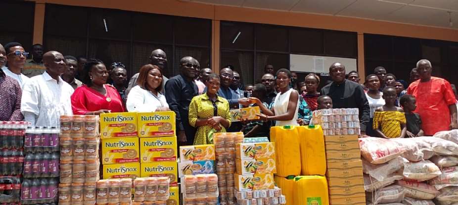 Easter Celebration: Bawumia supports Echoing Hills Children's Home with GHc50,000, assorted food items