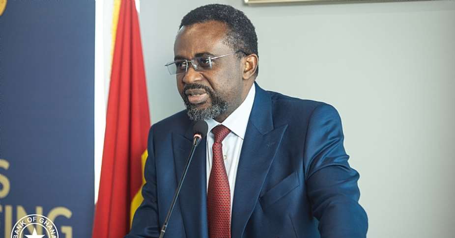 Governor of BoG, Dr Johnson Asiama