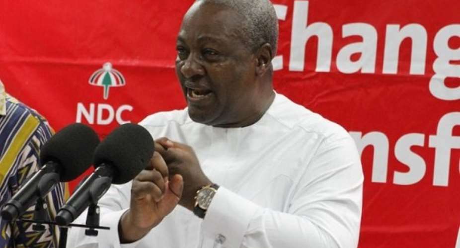 John Mahama is the NDC's flagbearer and will face President Akufo-Addo in the 2020 presidential elections.