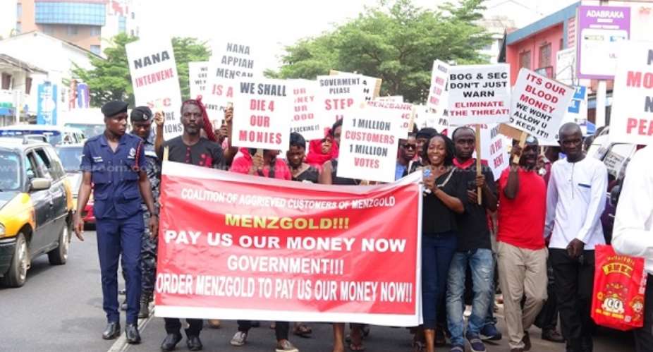 Menzgold Customers Want Govt To Come Out With Road Map To Settle Loses Or Else...