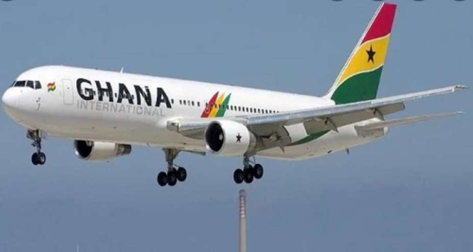 A file photo of a flight belonging to the Ghana Airways