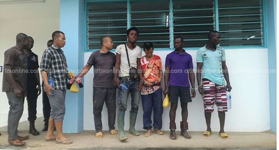3 Chinese, Ghanaian illegal miners arrested in ERegion