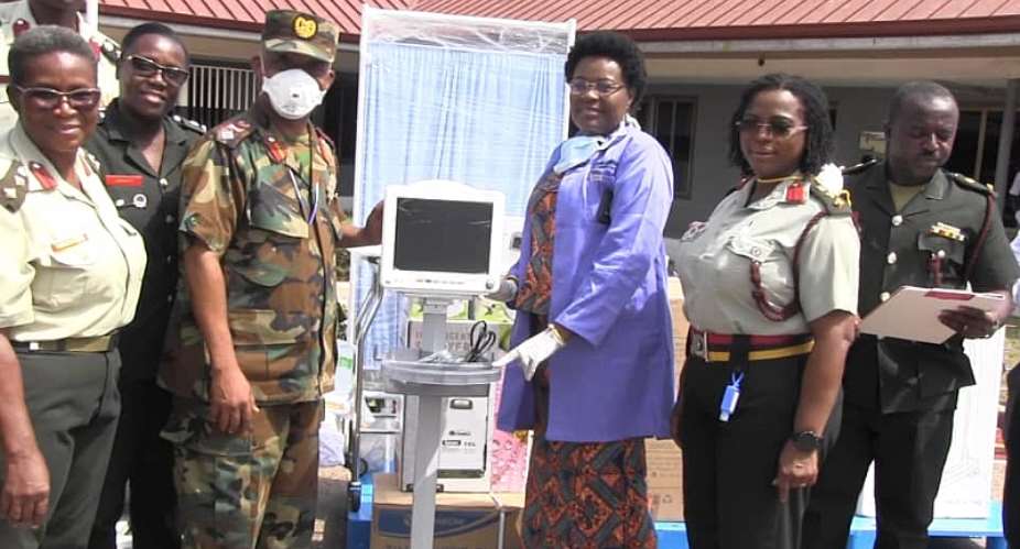 Herona Company Limited And 3foundation Donate Medical Equipment To 37 Military Hospital