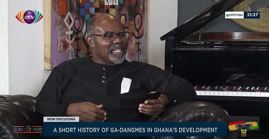 Ayikoi Otoo talks about contributions of Ga-Dangmes to Ghanas development