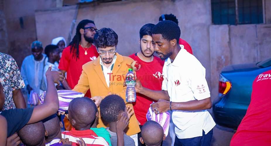 Travelwings spreads festive love by feeding less privileged in Accra