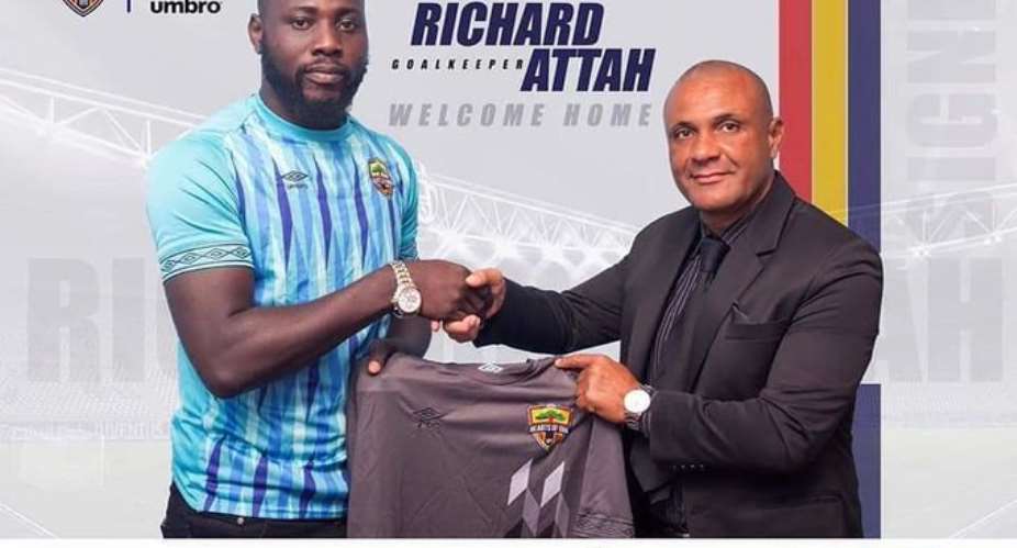 Kim Grant Congratulates Hearts of Oak Goalkeeper Richard Atta For Black Stars Call Up