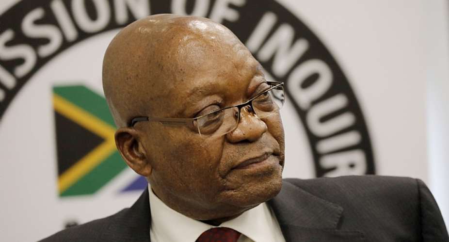 Former South African president Jacob Zuma at the State Capture Commission in July 2019.  - Source: EFE-EPAKim Ludbrook