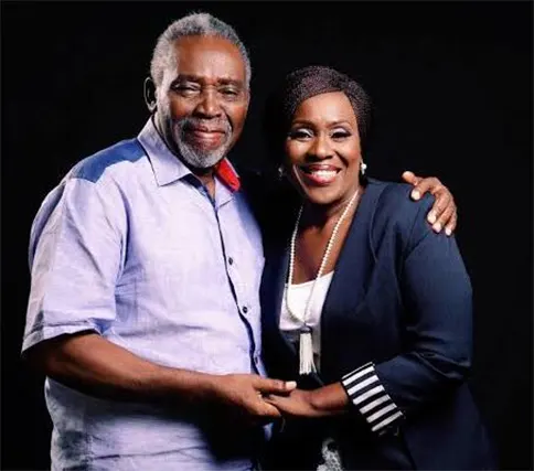 Olu Jacobs and Joke Silva