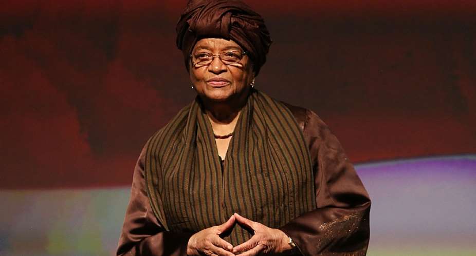 Liberia's former President and Africa's first female President, Ellen Johnson-Sirleaf