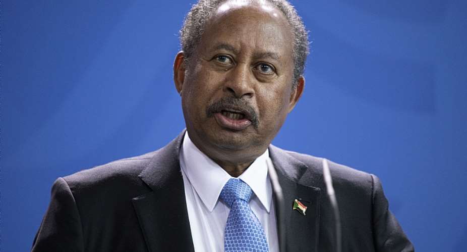 Prime Minister of Sudanamp;39;s transitional government, Abdalla Hamdok.  - Source: Omer MessingerEPA-EFE