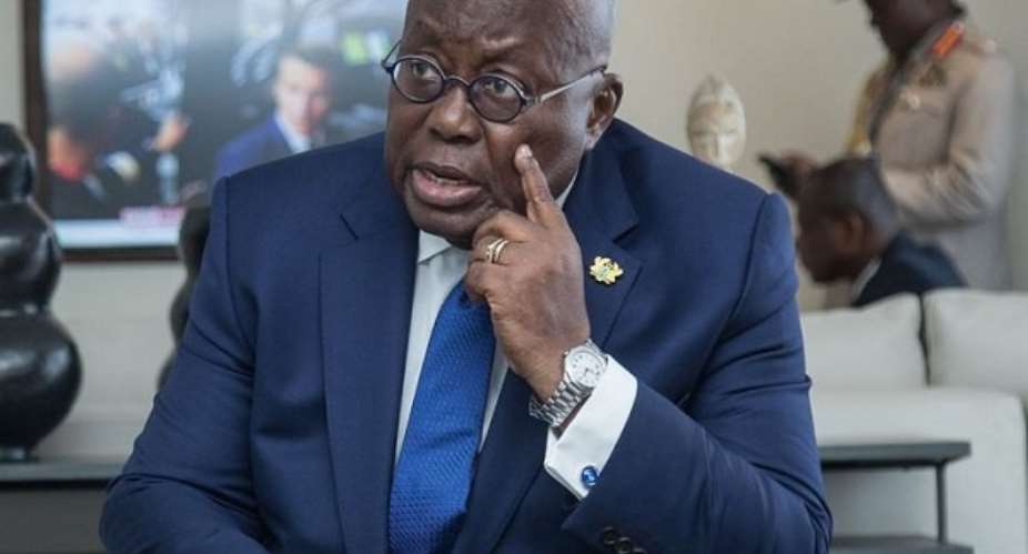 President and Leader of Ghanas Government, H.E Nana Addo Dankwa Akufo-Addo